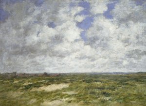 Berck, paesaggio nuvoloso, 1882